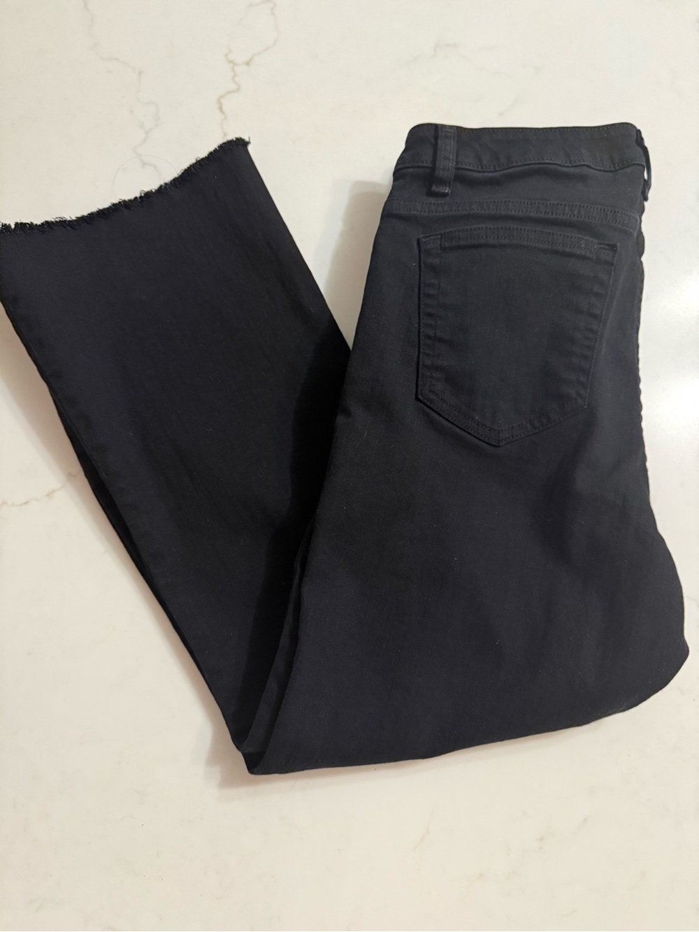 Michael Kors Black Flare Wide-Leg Jeans